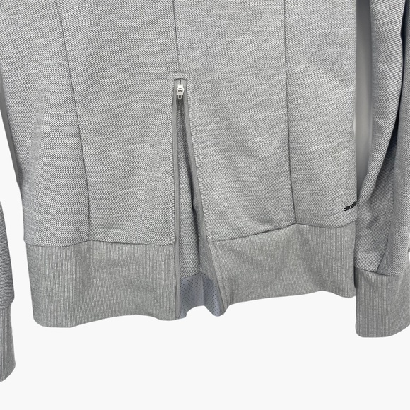 Adidas‎ Gray Climalite Reflective Runner Hoodie Jacket - Picture 9 of 14